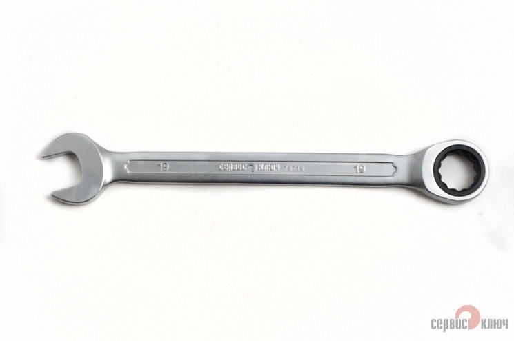 Ключ трещоточный 19мм CR-V 75719